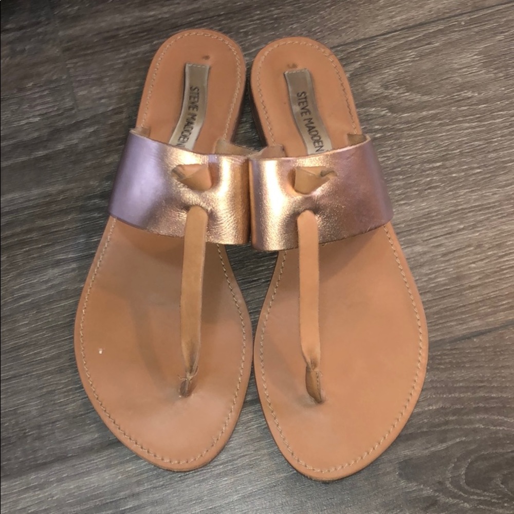 Steve Madden Sandals-  Rose Gold